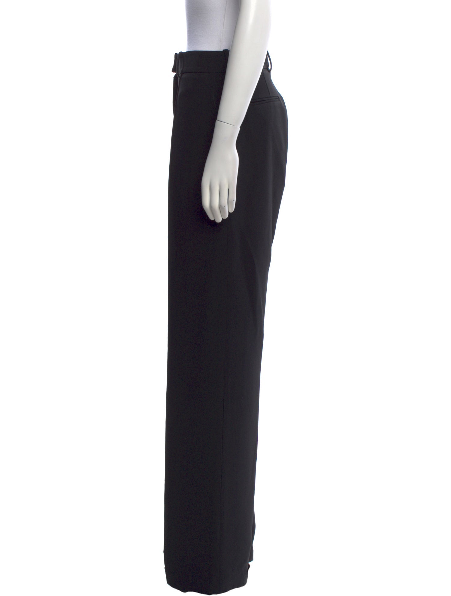 Brandon Maxwell Wool Wide Leg Pants